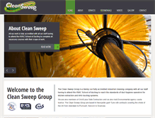 Tablet Screenshot of cleansweepgroup.co.uk